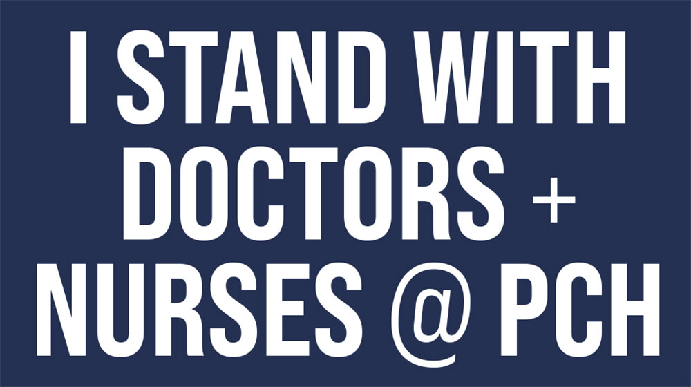 I Stand with Doctors and Nurses