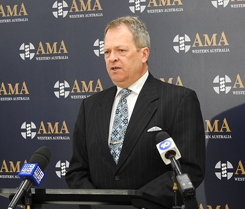 AMA WA press conference | Dr Mark Duncan Smith
