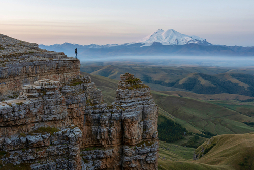 Mountain peak landscape