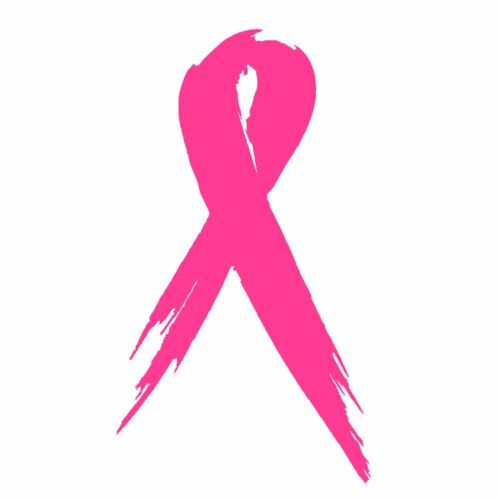 Pink ribbon for breast cancer awareness