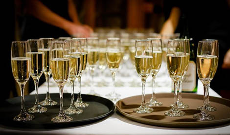 Champagne glasses